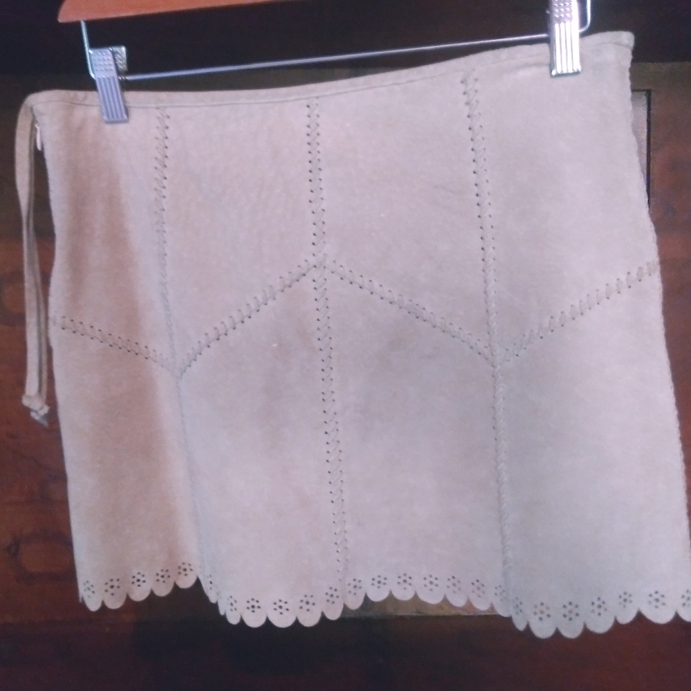 REDUCED!!!  BeBe Suede skirt